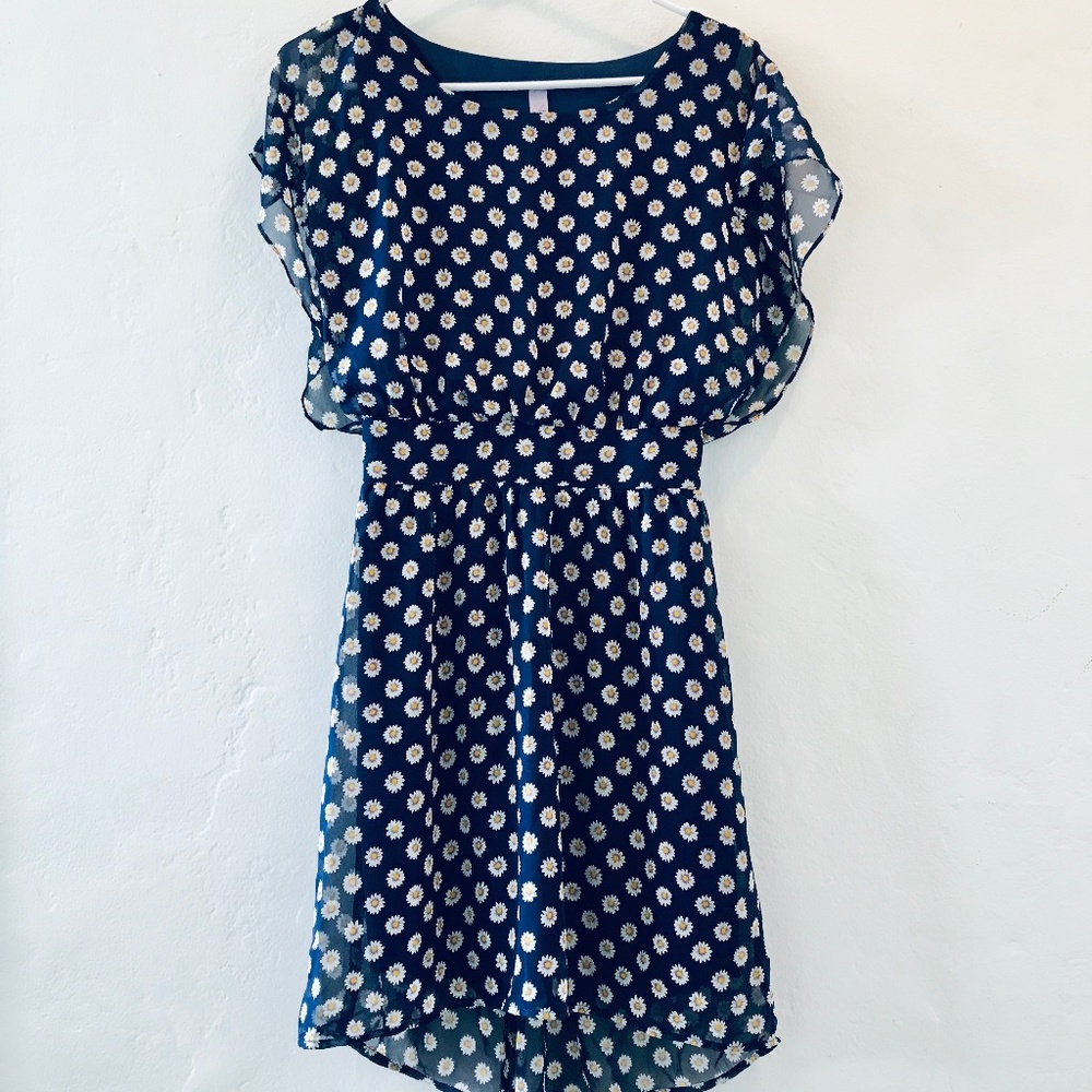 Floral chiffon dress